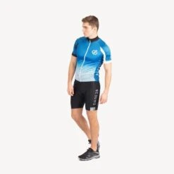 Dare 2b AEP VIrtuosity Homme Cyclosport Maillot Manches Courtes - Dégradé Bleu / Blanc -VéloStyle Boutique aep virtuosity homme cyclosport maillot manches courtes degrade bleu blanc 2