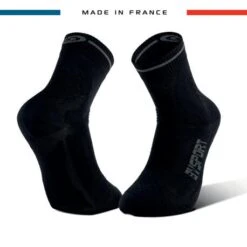 BV Sport Chaussettes Vélo Bike Elite Noir