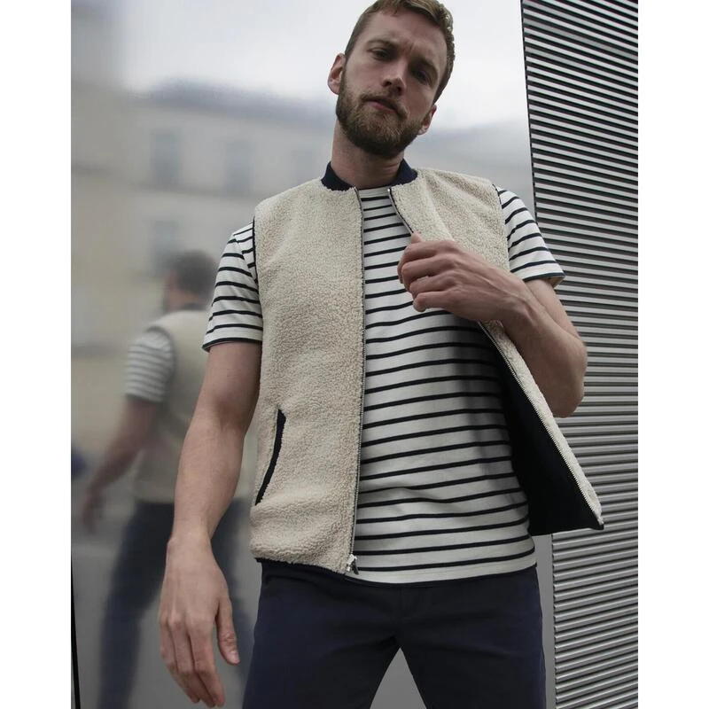 Devant 31 Devant -VéloStyle Boutique gilet sans manche reversible double polaire warren 2