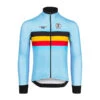 Bioracer Maillot Cycliste à Manches Longues - Bleu - Officiel Equipe Belgique (2023) -VéloStyle Boutique maillot cycliste a manches longues bleu officiel equipe belgique 2023