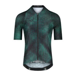 Bioracer Maillot Cycliste Icon Pour Hommes - Vert - Optic Art