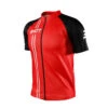 Maillot Manches Courtes Shot Unlimited Zip Rouge