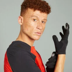 Rockrider MAILLOT MANCHES COURTES VELO VTT EXPL 500 ROUGE -VéloStyle Boutique maillot manches courtes velo vtt expl 500 rouge 3