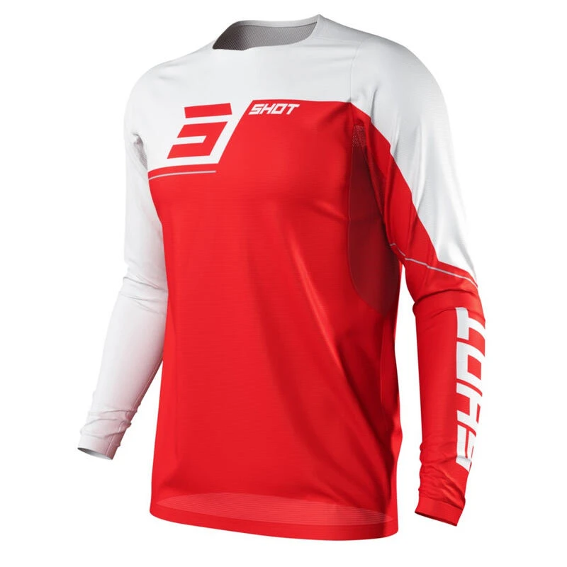 Maillot Manches Longues Shot Revolt Rouge 3 Maillot Manches Longues Shot Revolt Rouge