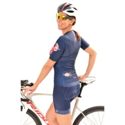Maillot Velo, Manches Courtes Pour Femmes Blue 8andCounting 10 Maillot Velo, Manches Courtes Pour Femmes Blue 8andCounting -VéloStyle Boutique maillot velo manches courtes pour femmes blue 8andcounting 3