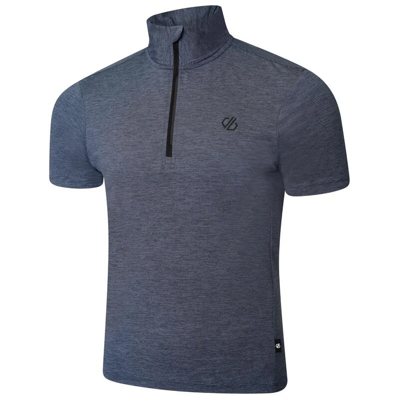 Dare 2b Pedal It Out T-shirt De Cyclisme Zippé à Moitié Pour Homme - Gris 4 Dare 2b Pedal It Out T-shirt De Cyclisme Zippé à Moitié Pour Homme - Gris – Image 2