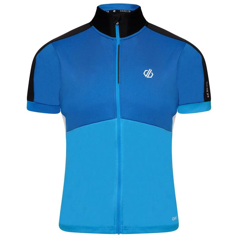 Dare 2b Protraction II T-shirt De Cyclisme Zippé à Manches Courtes Pour Homme - Bleu 3 Dare 2b Protraction II T-shirt De Cyclisme Zippé à Manches Courtes Pour Homme - Bleu