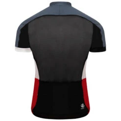 Dare 2b Protraction II T-shirt De Cyclisme Zippé à Manches Courtes Pour Homme - Rouge -VéloStyle Boutique protraction ii t shirt de cyclisme zippe a manches courtes pour homme rouge 2