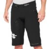 100% Short VTT - R-Core-X Noir -VéloStyle Boutique short vtt r core x noir