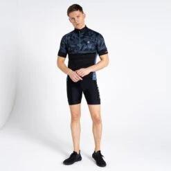 Dare 2b Stay The Course II T-shirt De Cyclisme Zippé à Moitié Pour Homme - Noir -VéloStyle Boutique stay the course ii t shirt de cyclisme zippe a moitie pour homme noir 3