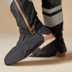 BTWIN SURPANTALON PLUIE VELO VILLE 540 FEMME NOIR -VéloStyle Boutique surpantalon pluie velo ville 540 femme noir 3