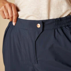 BTWIN SURPANTALON PLUIE VELO VILLE 900 BLEU FEMME -VéloStyle Boutique surpantalon pluie velo ville 900 bleu femme 4